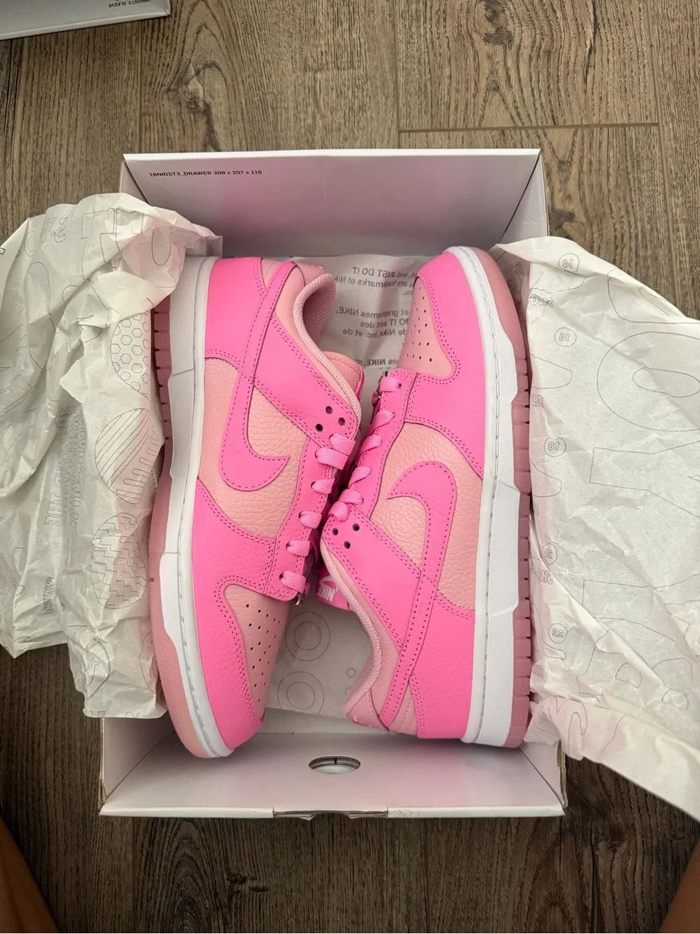 Nike By You Dunk Low Pink Sneakers Women’s 9.5 – Never Worn